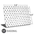 White and Black Polka Dots Universal Laptop 12in (9.8 x 6.8in) Skin