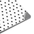 White and Black Polka Dots Universal Laptop 12in (9.8 x 6.8in) Skin