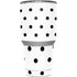 White and Black Polka Dots Yeti 30oz Rambler Tumbler Skin
