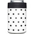White and Black Polka Dots Yeti Colster Can Insulator Skin