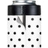 White and Black Polka Dots Yeti Colster Can Insulator Skin
