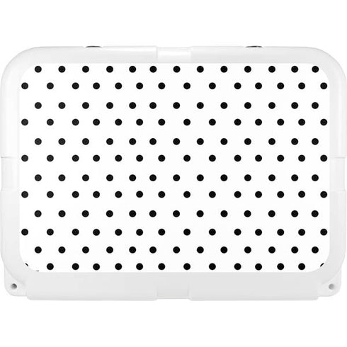White and Black Polka Dots YETI Tundra 35 Hard Cooler Skin