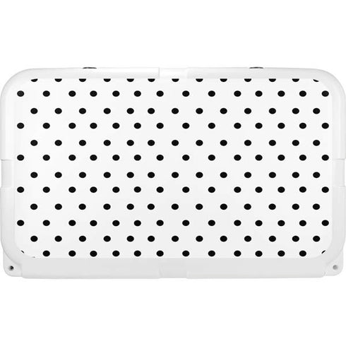 White and Black Polka Dots YETI Tundra 45 Hard Cooler Skin