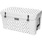 White and Black Polka Dots YETI Tundra 75 Hard Cooler Skin