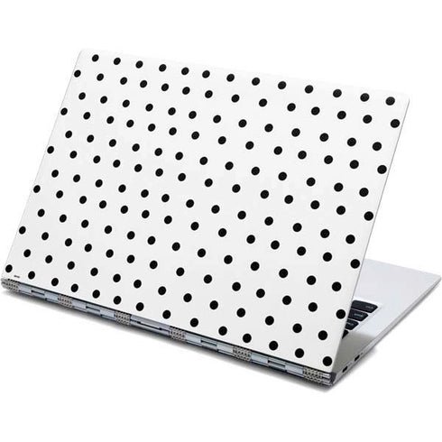 White and Black Polka Dots Yoga 910 2-in-1 14in Touch-Screen Skin