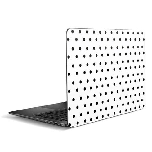White and Black Polka Dots Zenbook UX305FA 13.3in Skin