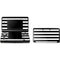 White and Black Stripes 3DS (2011) Skin