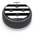 White and Black Stripes Amazon Echo Dot Skin