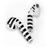 White and Black Stripes Apple AirPods Skin