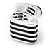 White and Black Stripes Apple AirPods Skin