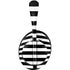 White and Black Stripes Bose Noise Cancelling Headphones 700 Skin