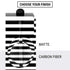 White and Black Stripes Bose Noise Cancelling Headphones 700 Skin