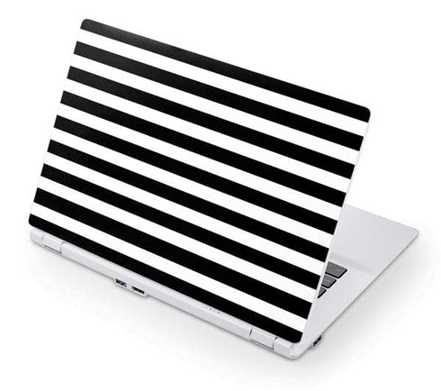 White and Black Stripes Acer Chromebook Skin