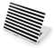 White and Black Stripes Acer Chromebook Skin
