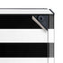 White and Black Stripes Cooler Master MasterBox Q300L Mini Tower Skin