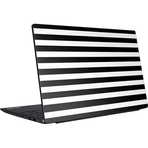White and Black Stripes Dell Vostro Skin