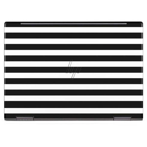 White and Black Stripes HP Envy Skin