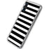 White and Black Stripes Galaxy A10e Clear Case