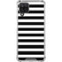 White and Black Stripes Galaxy A12 Clear Case