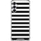 White and Black Stripes Galaxy A14 5G Clear Case