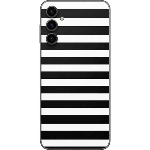 White and Black Stripes Galaxy A14 5G Skin