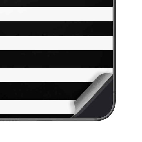 White and Black Stripes Galaxy A14 5G Skin