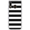 White and Black Stripes Galaxy A20 Clear Case