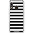 White and Black Stripes Galaxy A30 Clear Case