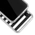 White and Black Stripes Galaxy A30 Clear Case