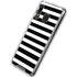 White and Black Stripes Galaxy A30 Clear Case
