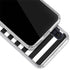 White and Black Stripes Galaxy A50 Clear Case