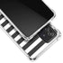 White and Black Stripes Galaxy A52 5G Clear Case