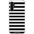 White and Black Stripes Galaxy A54 5G Clear Case