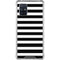 White and Black Stripes Galaxy A71 5G Clear Case