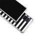 White and Black Stripes Galaxy A71 5G Clear Case