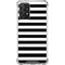 White and Black Stripes Galaxy A72 5G Clear Case