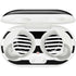 White and Black Stripes Galaxy Buds Plus Skin