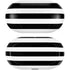 White and Black Stripes Galaxy Buds Plus Skin