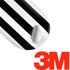 White and Black Stripes Galaxy Buds Plus Skin