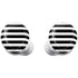 White and Black Stripes Galaxy Buds Plus Skin
