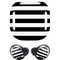 White and Black Stripes Galaxy Buds Pro Skin