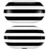 White and Black Stripes Galaxy Buds Skin