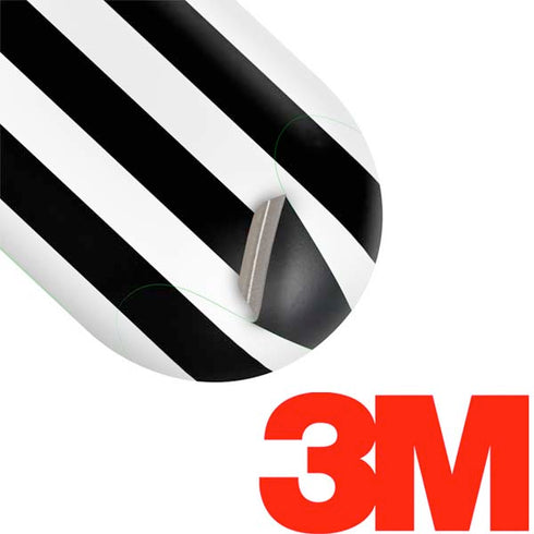 White and Black Stripes Galaxy Buds Skin