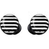 White and Black Stripes Galaxy Buds Skin