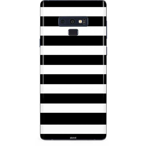 White and Black Stripes Galaxy Note 9 Skin