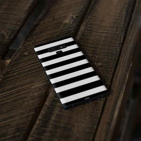White and Black Stripes Galaxy Note 9 Skin