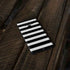 White and Black Stripes Galaxy Note 9 Skin