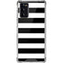 White and Black Stripes Galaxy Note20 5G Clear Case