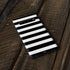 White and Black Stripes Galaxy S10 Plus Skin
