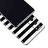 White and Black Stripes Galaxy S20 Fan Edition Skin